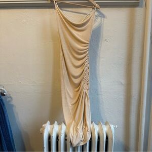 NWT Asemetrical Gathered Dress